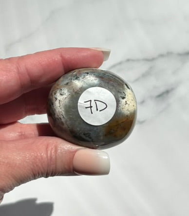 Ocean Jasper Palm Stone - 7D