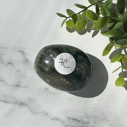 Ocean Jasper Palm Stone - 7C