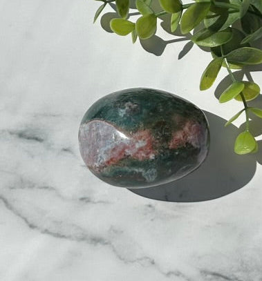 Ocean Jasper Palm Stone - 7C