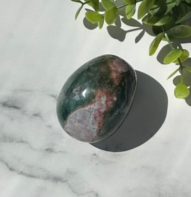 Ocean Jasper Palm Stone - 7C