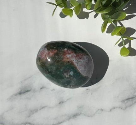 Ocean Jasper Palm Stone - 7C