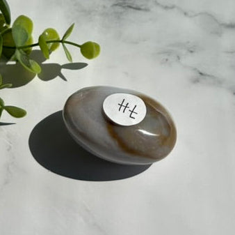 Ocean Jasper Palm Stone - 7H