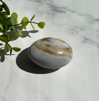 Ocean Jasper Palm Stone - 7H