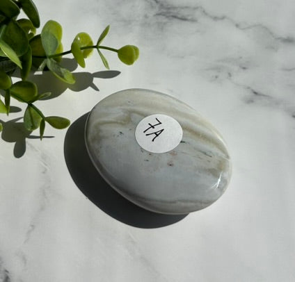 Ocean Jasper Palm Stone - 7A