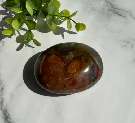 Ocean Jasper Palm Stone - 7P