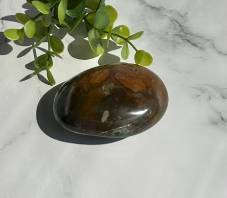 Ocean Jasper Palm Stone - 7P