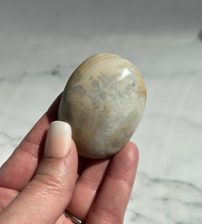 Ocean Jasper Palm Stone - 7E