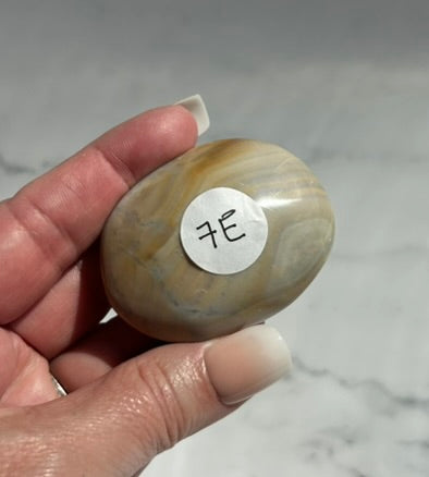 Ocean Jasper Palm Stone - 7E