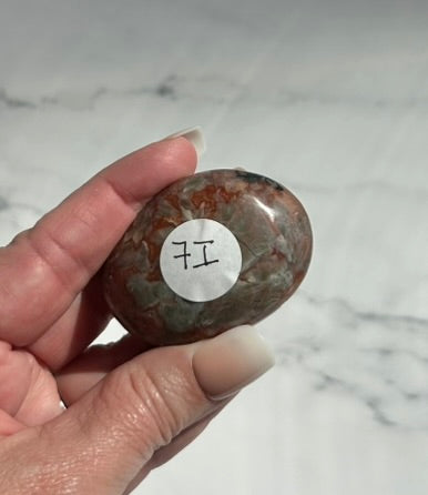 Ocean Jasper Palm Stone - 7L