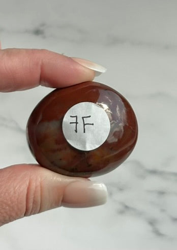 Ocean Jasper Palm Stone - 7F