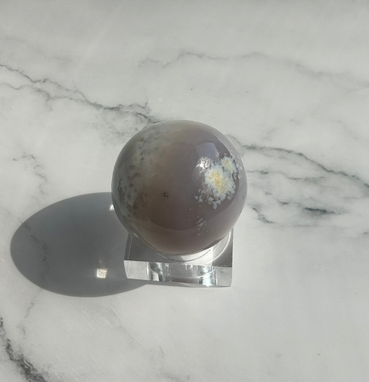 Druzy Agate Sphere - A18B