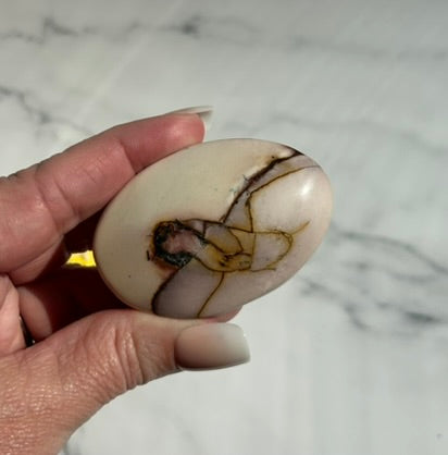 Mookaite  Palm Stone - 02A