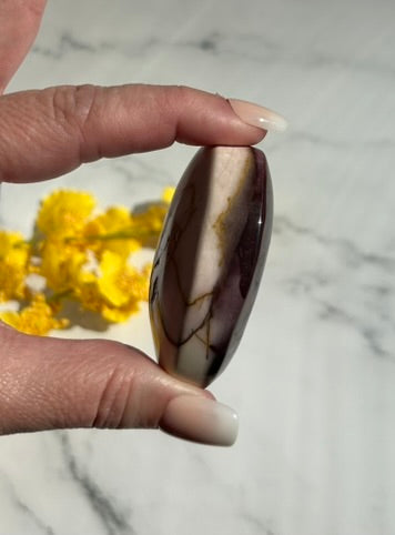 Mookaite  Palm Stone - 02A