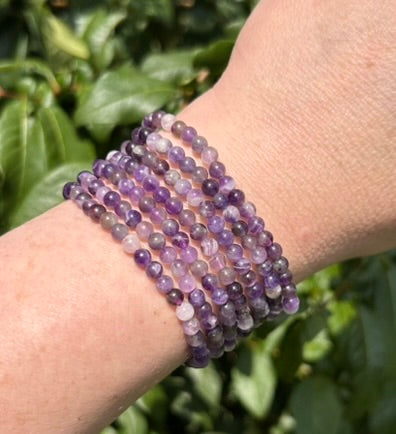 Chevron Amethyst Bracelet - 4mm - $4.99ea