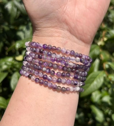 Chevron Amethyst Bracelet - 4mm - $4.99ea