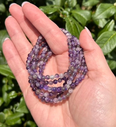 Chevron Amethyst Bracelet - 4mm - $4.99ea
