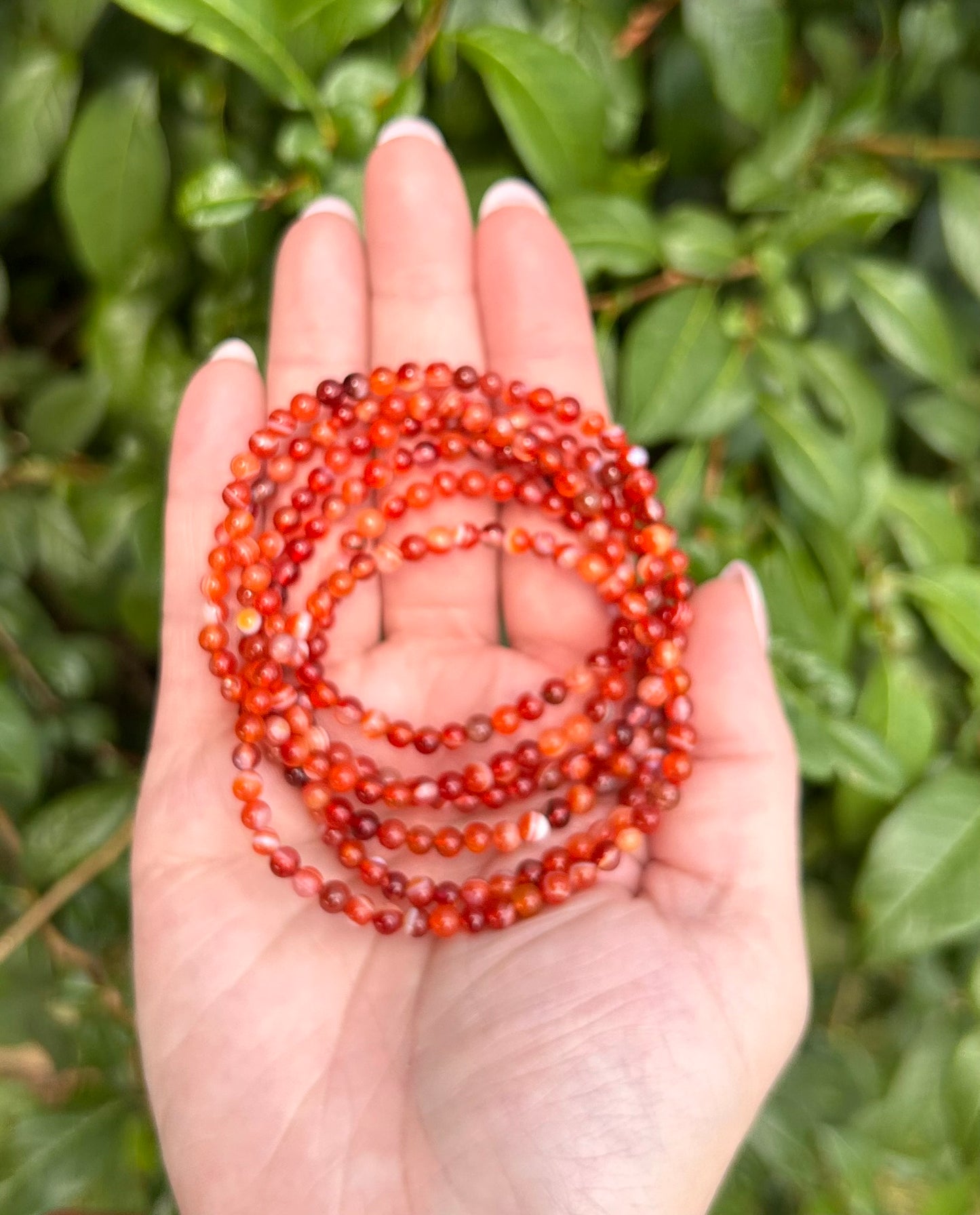 Carnelian Bracelet - 4mm - $4.99ea