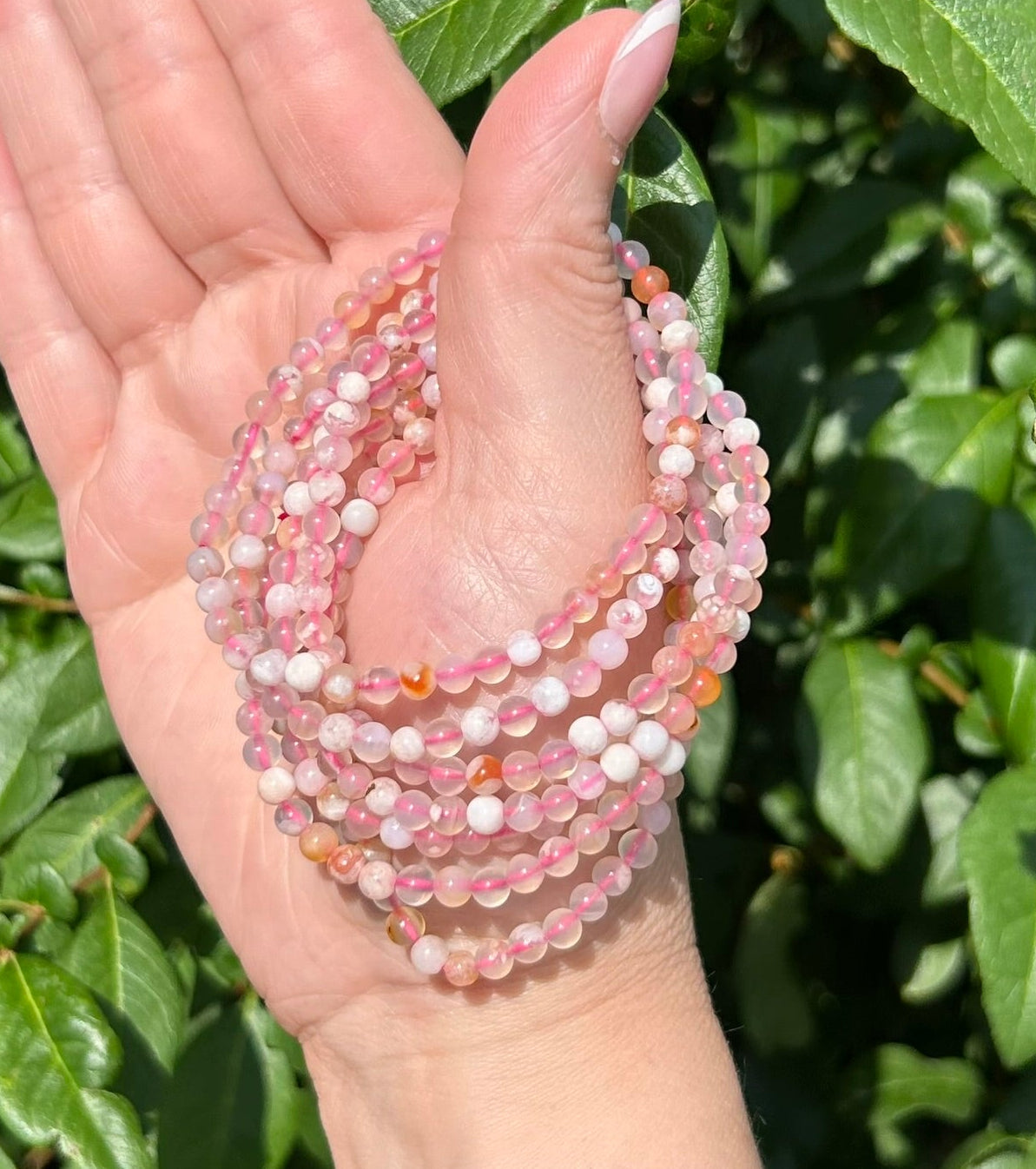 Rose Quartz Bracelet - 4mm - $4.99ea
