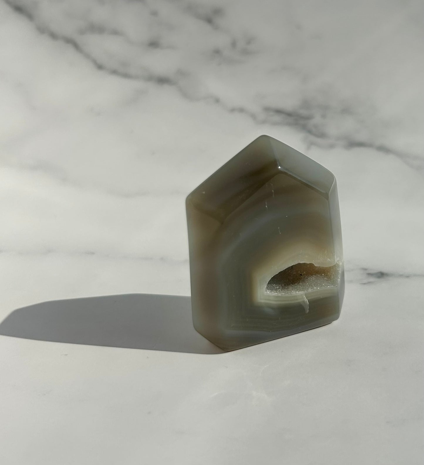 Druzy Agate Tower - AT17D