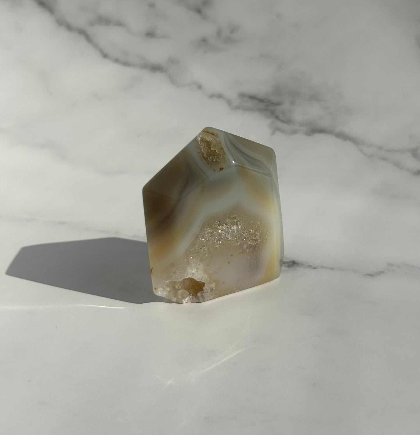 Druzy Agate Tower - 17C