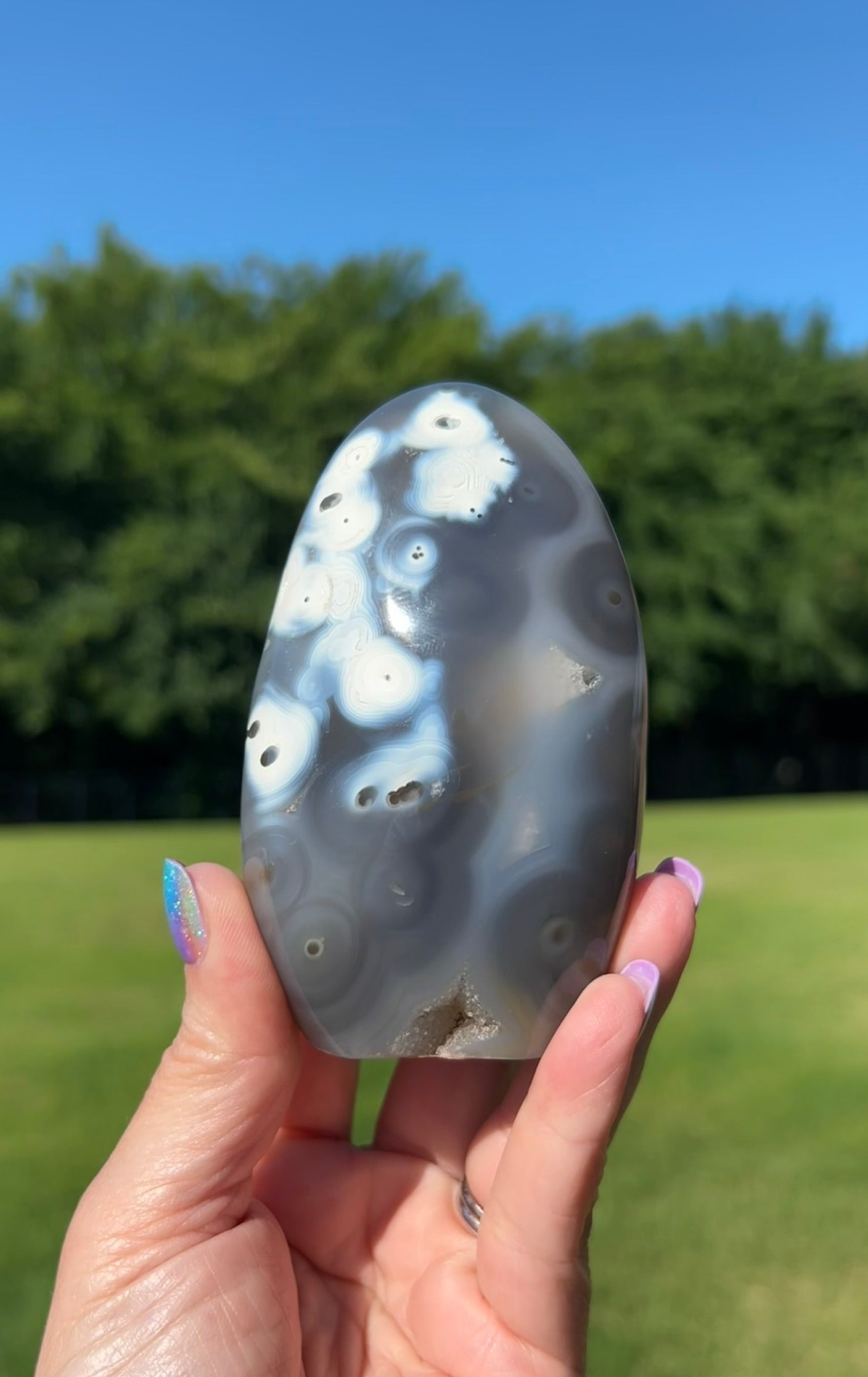 Orca Agate Freeform - #02