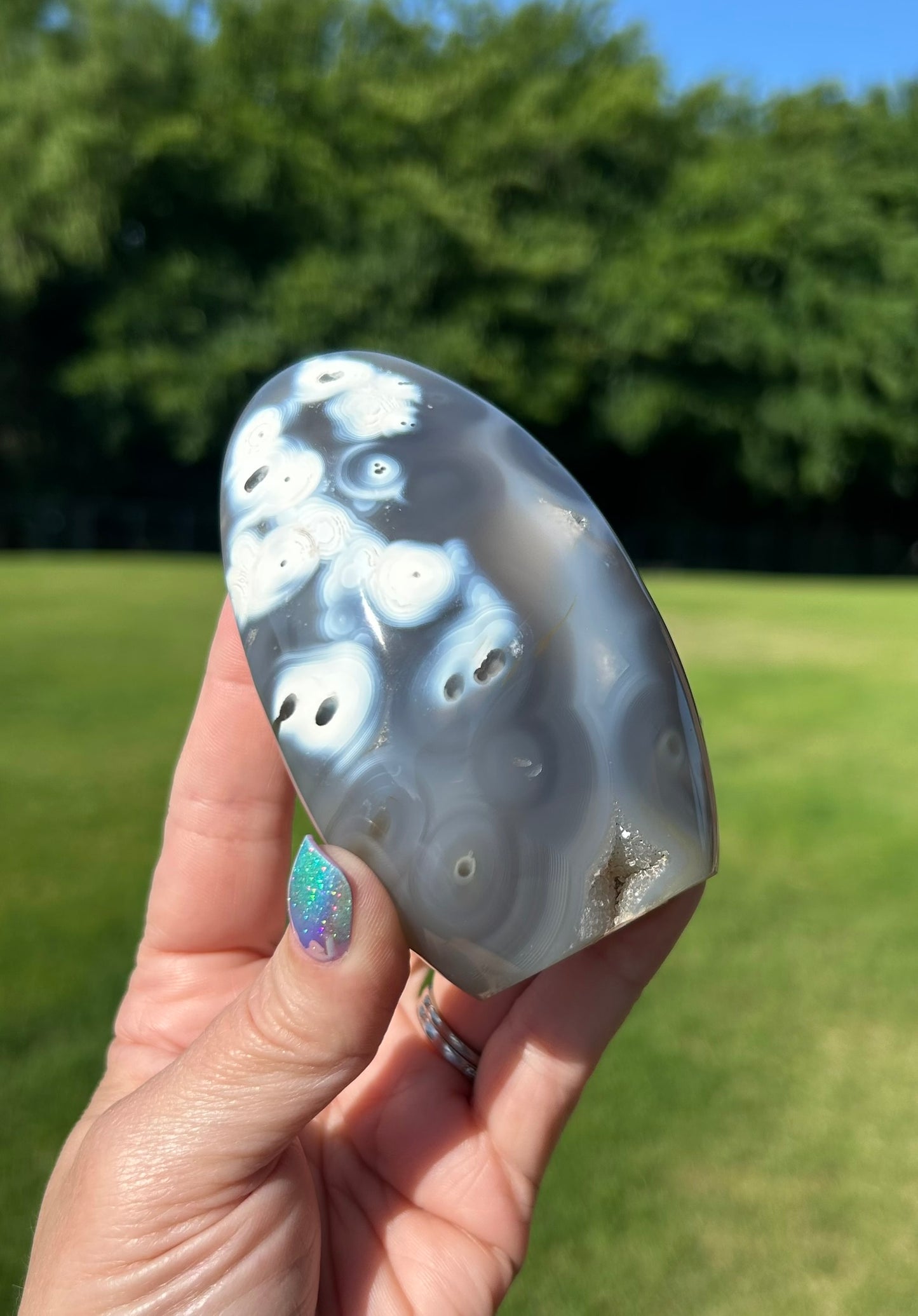 Orca Agate Freeform - #02