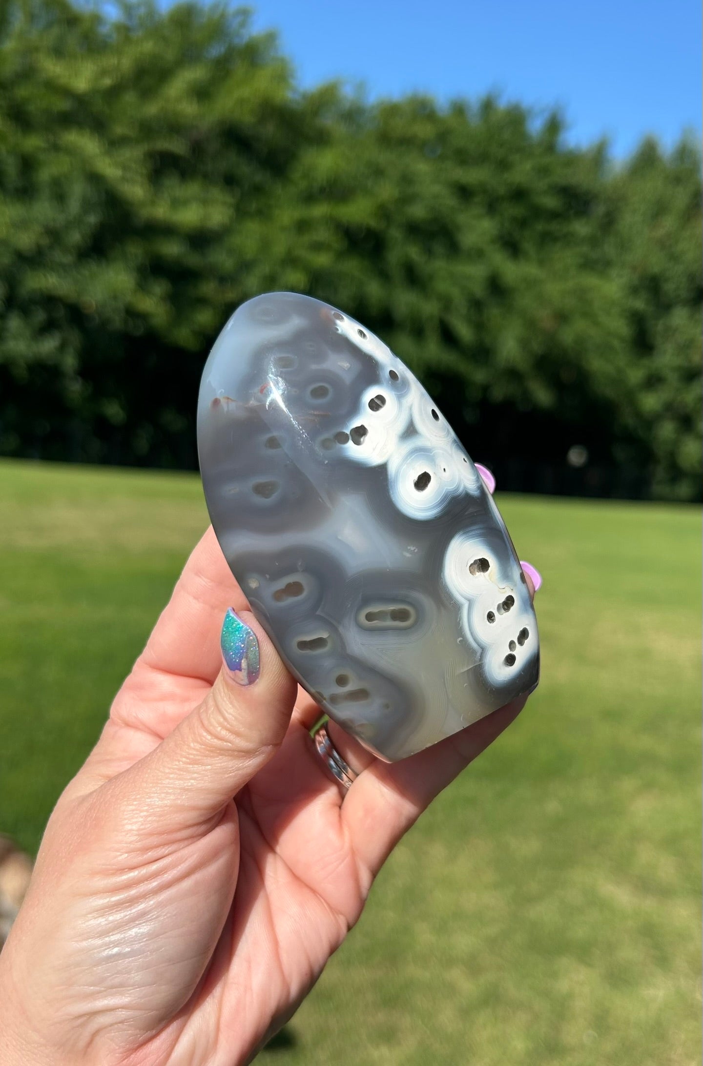 Orca Agate Freeform - #02