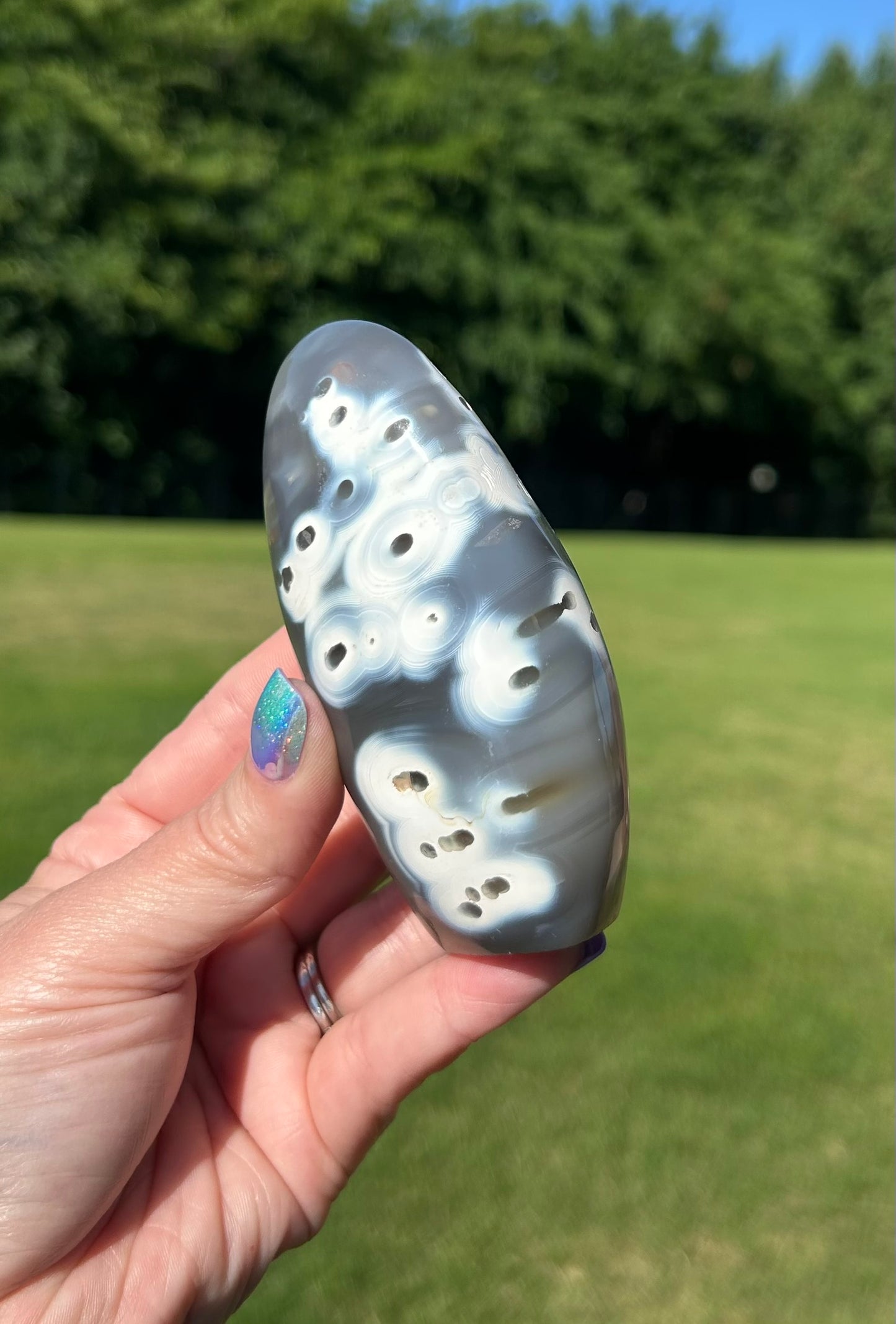 Orca Agate Freeform - #02