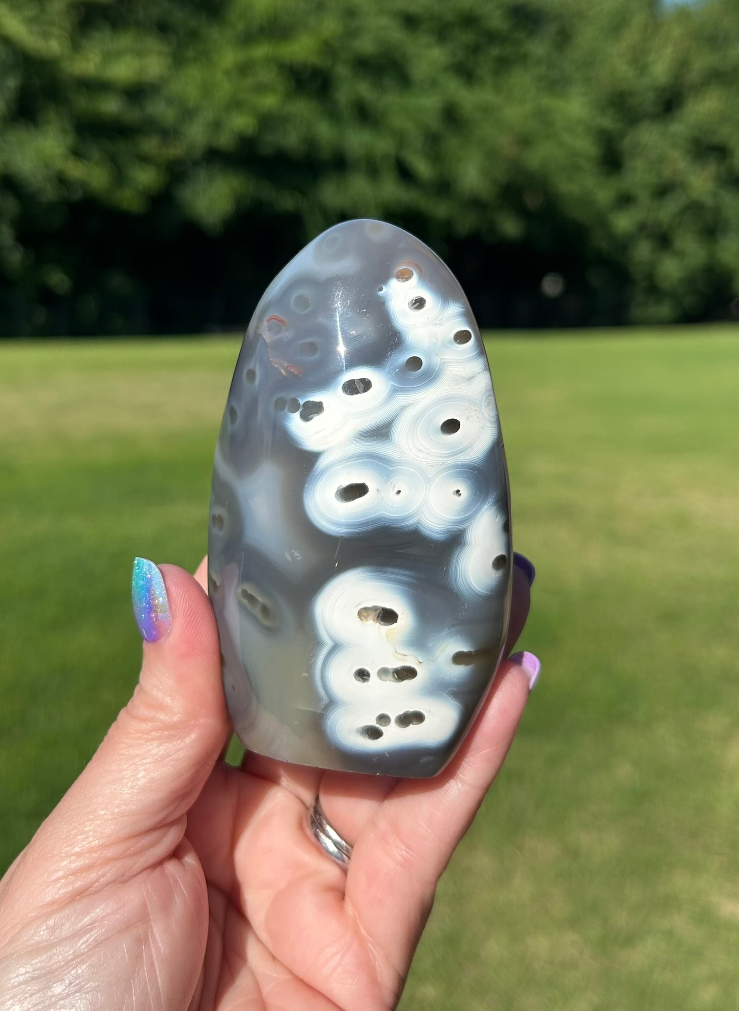 Orca Agate Freeform - #02