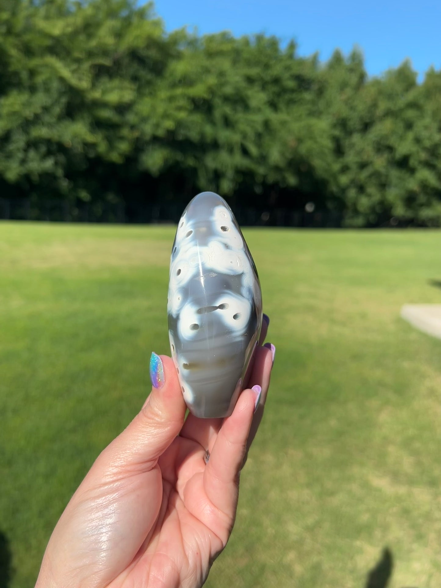 Orca Agate Freeform - #02