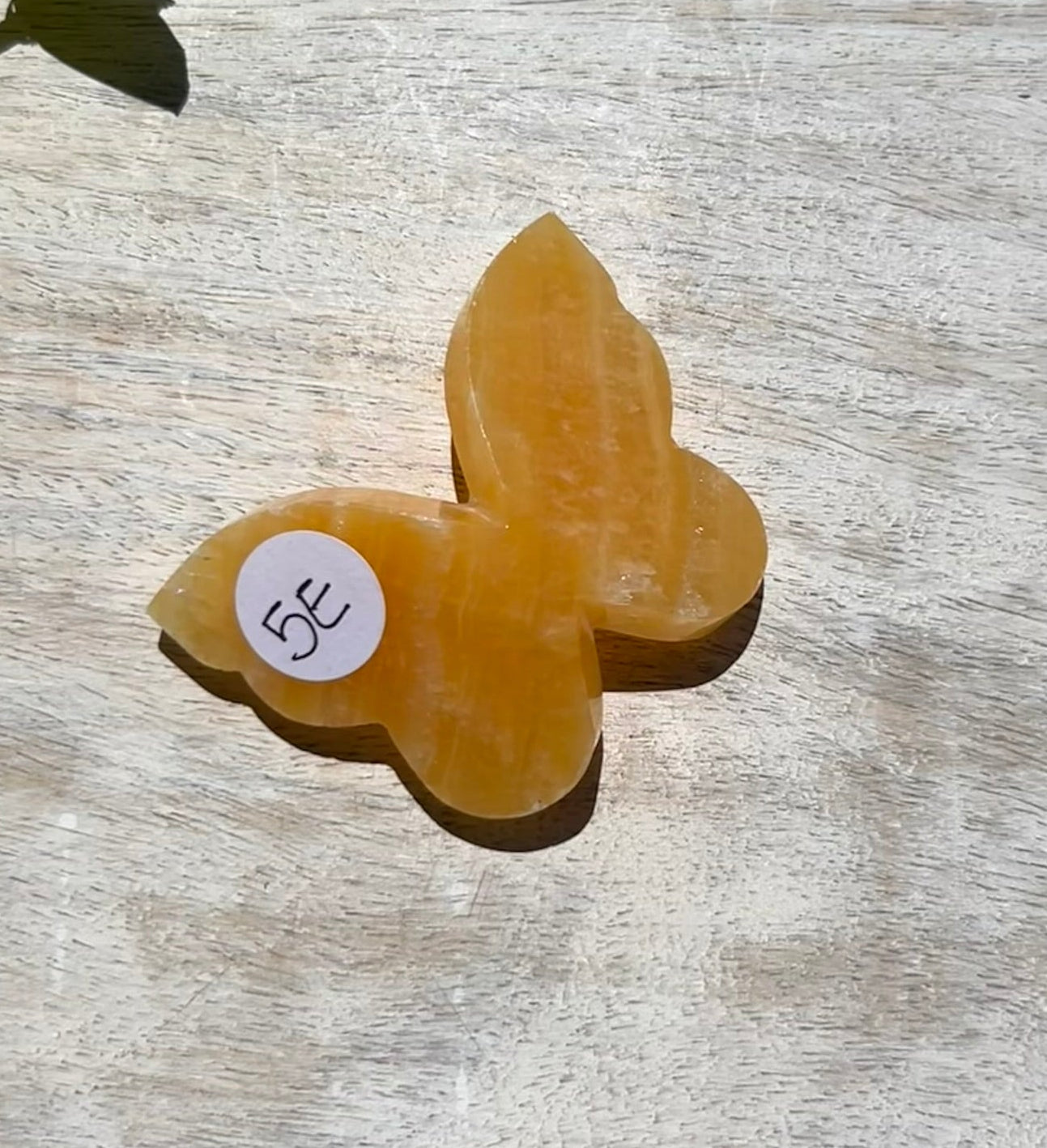 Orange Calcite 3D Butterfly - 5E