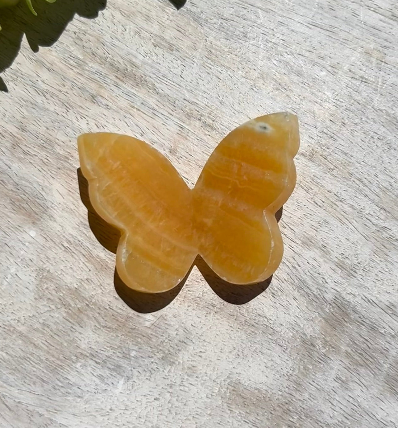 Orange Calcite 3D Butterfly - 5E