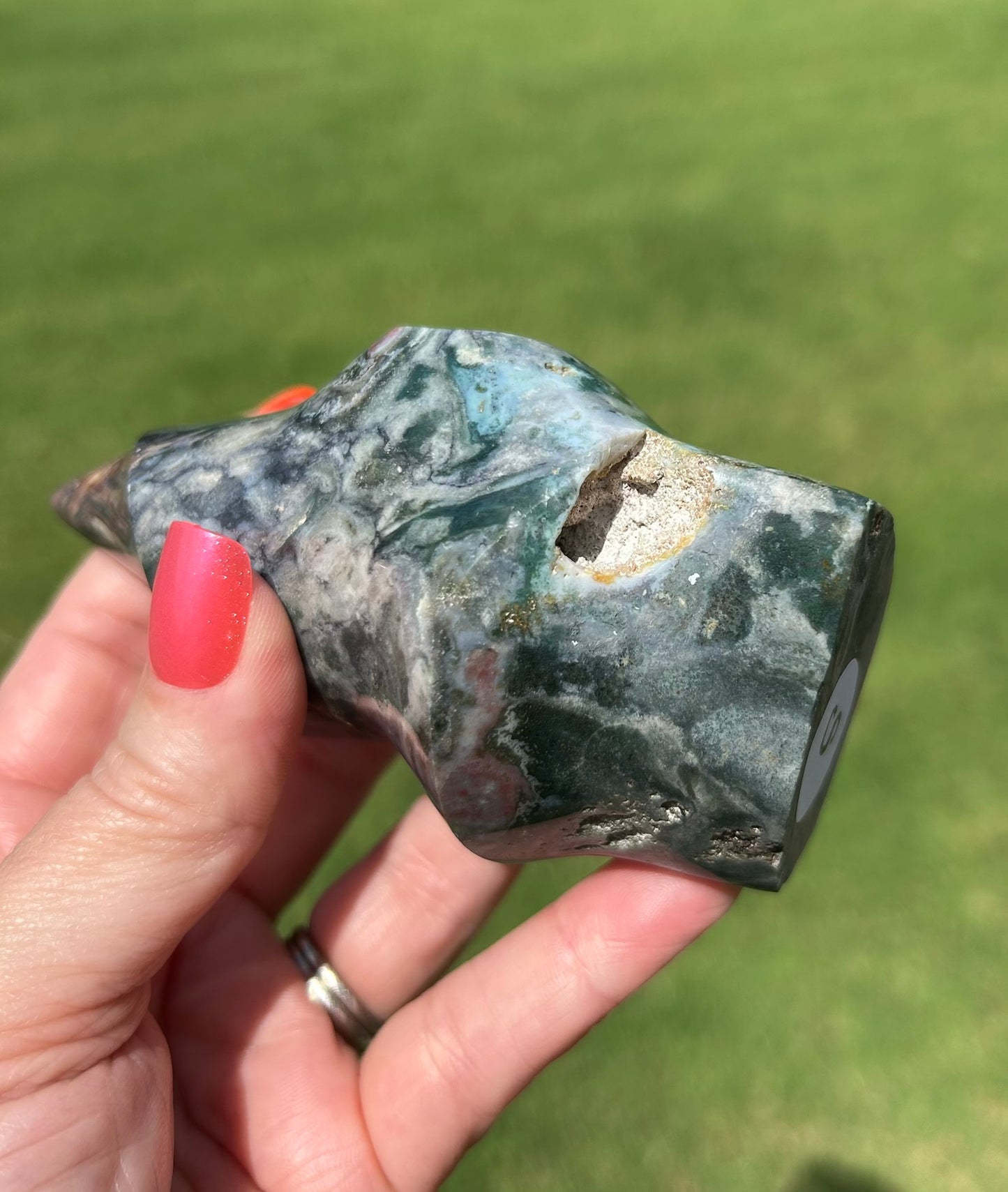 Ocean Jasper Flame (4.5"H)- #S