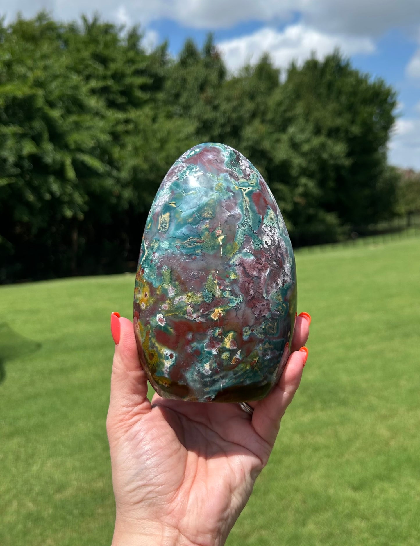 Ocean Jasper Freeform (6"H)- #R