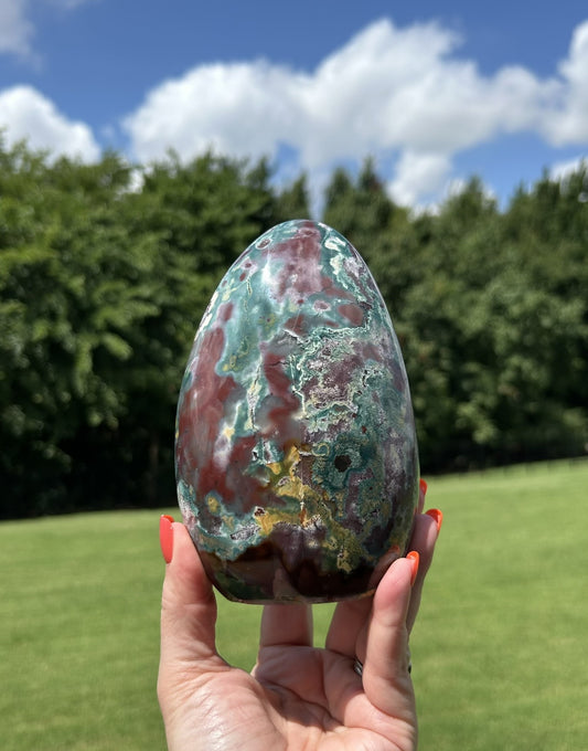 Ocean Jasper Freeform (6"H)- #R
