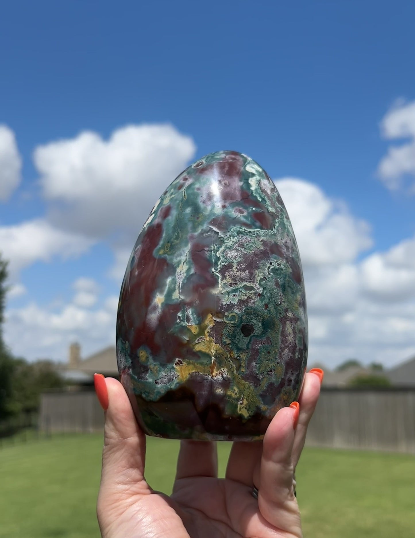 Ocean Jasper Freeform (6"H)- #R