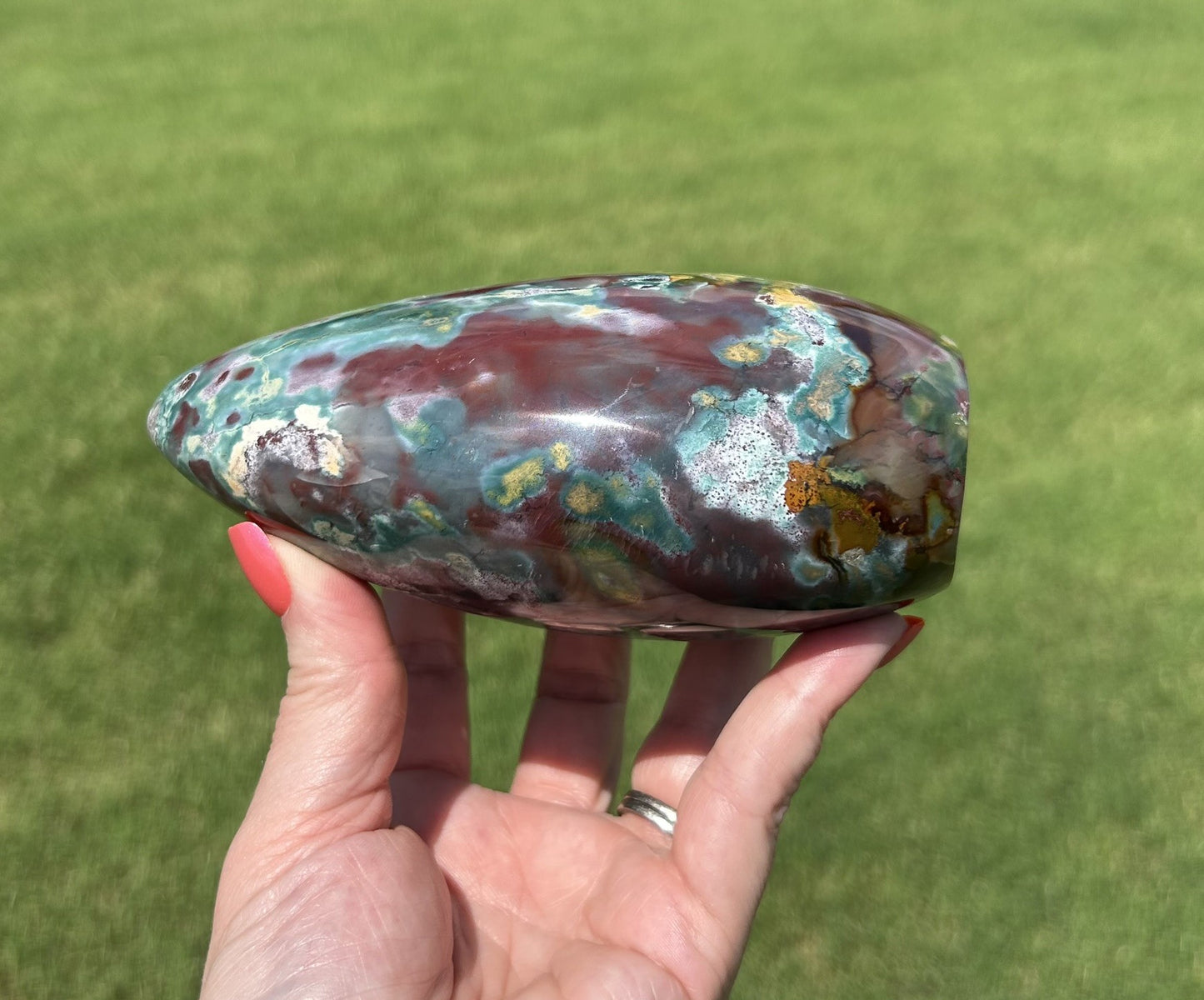 Ocean Jasper Freeform (6"H)- #R